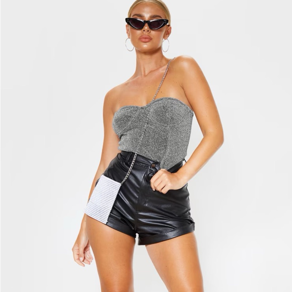 Prettylittlething glitter corset